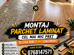 Montaj parchet laminat Bucuresti si imprejurimi!
